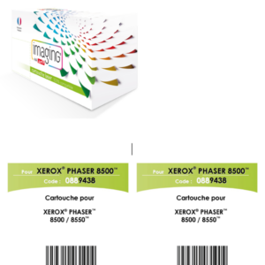 PACK 3 CART IMAGING P/XEROX COLORSTIX PHASER 8500 JAUNE