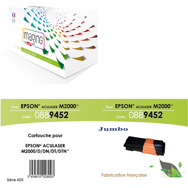 COMPATIBLES LASER MONOCHROME EPSON C13S050437 noir