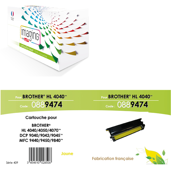 Compatibles laser couleur pour brother TN-135Y jaune