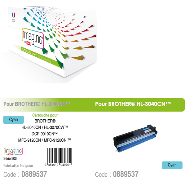 Compatibles laser couleur pour brother TN-230C cyan