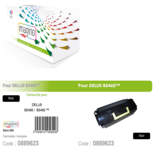 COMPATIBLES LASER MONOCHROME DELL 593-11187 noir