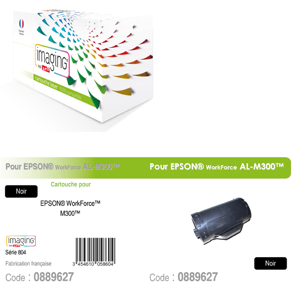 COMPATIBLES LASER MONOCHROME EPSON C13S050691 noir