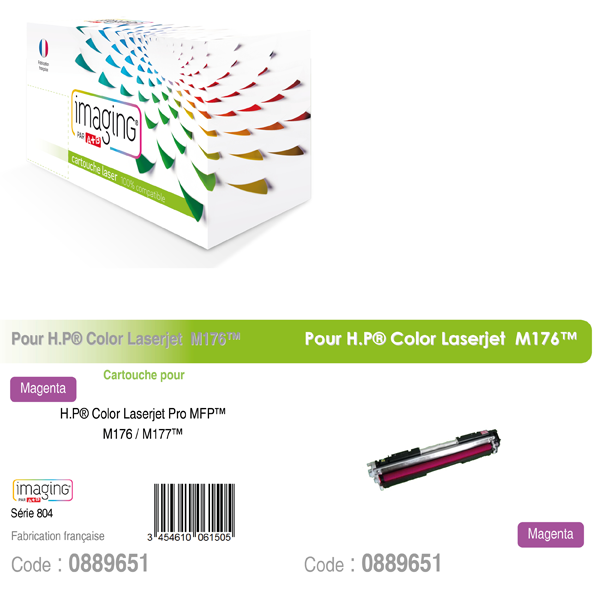 COMPATIBLES LASER COULEUR HP CF353A magenta