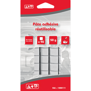 POCHETTE 90 PASTILLES PATE ADHESIVE A+B BLANC