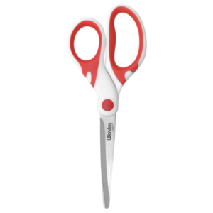 CISEAUX WONDAY CANDY 21CM BLANC/ROUGE
