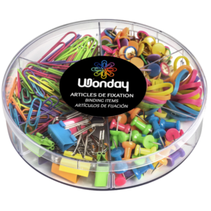 BOITE ARTICLES FIXATION BURO KIT SAFETOOL COLORIS FUN