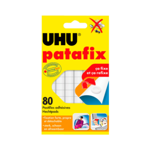 ETUI 80 PASTILLES ADHESIVES PATAFIX UHU BLANC