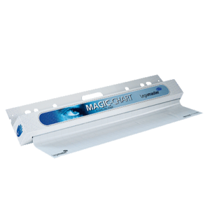 ROULEAU 25 FEUILLES AUTO-ADHESIVES LEGAMASTER MAGIC CHART 60X80CM BLANC QUADRILLE