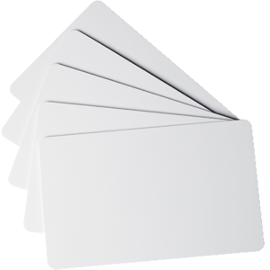 PAQUET 100 CARTES PLASTIQUES STANDARD DURABLE DURACARD ID300 54X86MM EPAISSEUR 0.76MM