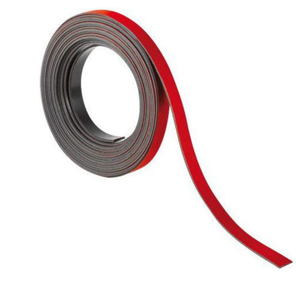 RUBAN MAGNETIQUE NOBO 5MMX2M ROUGE