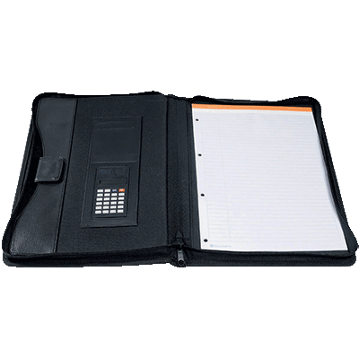 CONFERENCIER EXAWALLET POLYPROPYLENE AVEC BLOC NOTES & CALCULATRICE