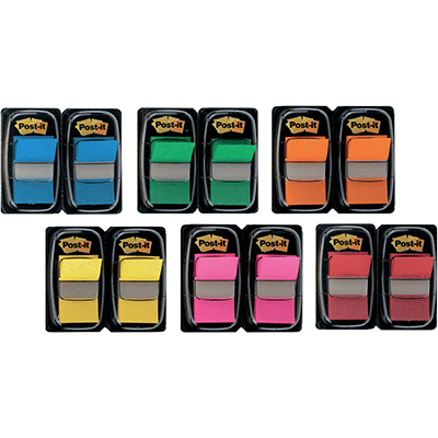 LOT 8 + 4 MARQUE-PAGES POST-IT STANDARDS