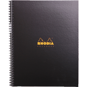 NOTEBOOK RHODIACTIVE A4+ QUADRILLE 5X5MM 160 PAGES 90G