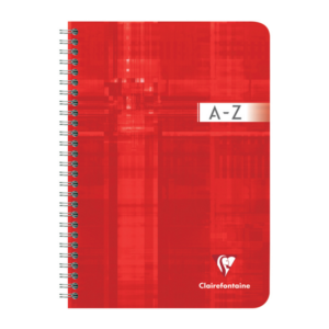 REPERTOIRE RELIURE INTEGRALE CLAIREFONTAINE A5 QUADRILLE 5X5MM 180 PAGES 90G