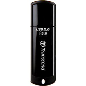 CLE USB 8GO USB 2.0 TRANSCEND JETFLASH 350 NOIR