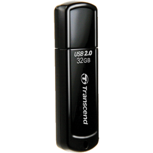 CLE USB 32GO USB 2.0 TRANSCEND JETFLASH 350 NOIR
