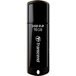 CLE USB 16GO USB 2.0 TRANSCEND JETFLASH 350 NOIR