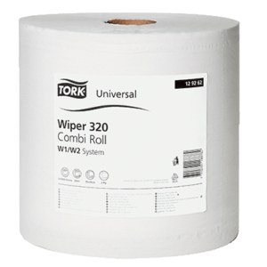 CARTON 2 BOBINES 340MX23.5CM BLANC 2 PLIS TORK