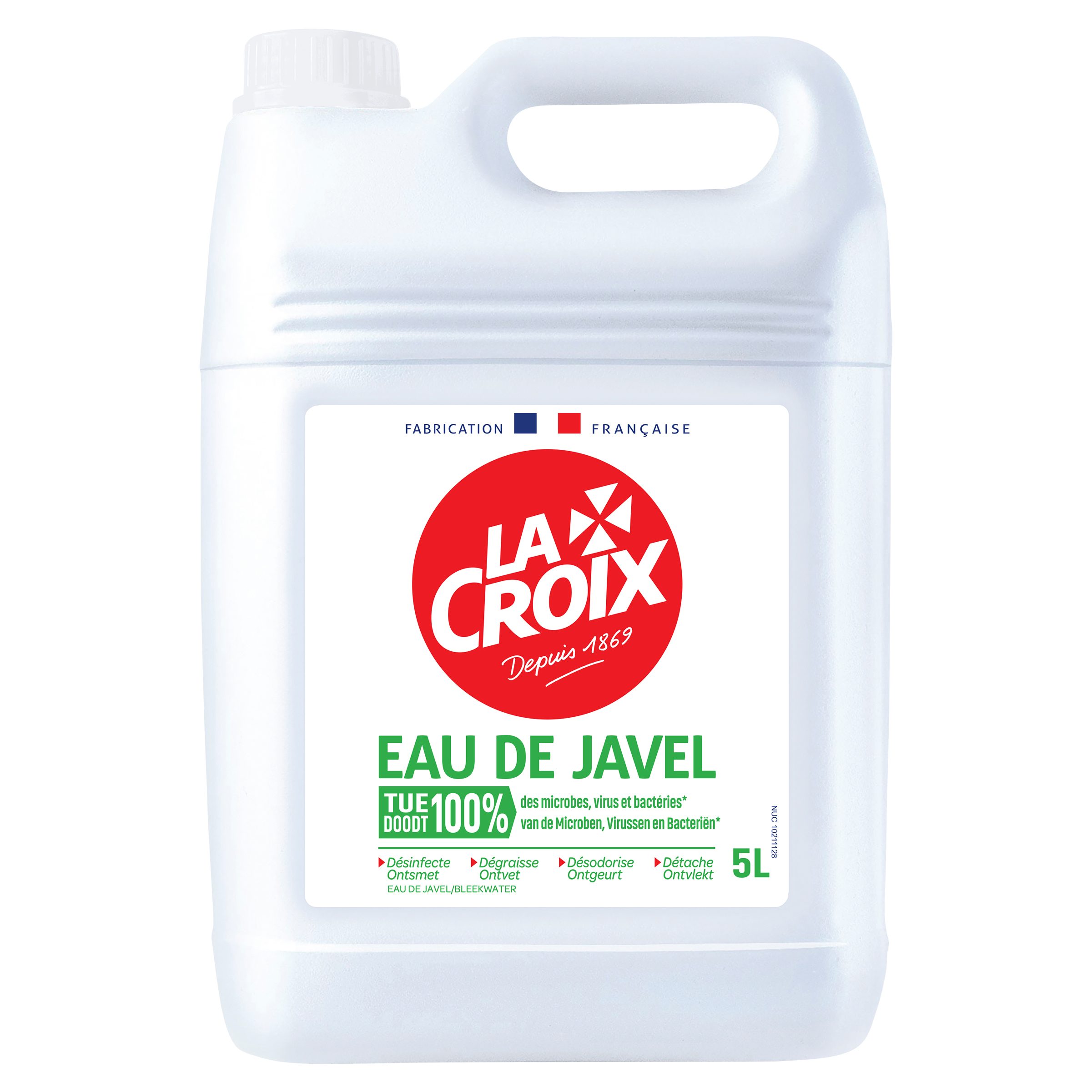Bidon 5L Eau de Javel Dégraissante