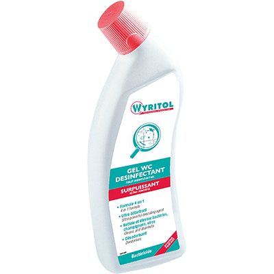FLACON 750ML GEL WC DESINFECTECTANT SURPUISSANT WYRITOL