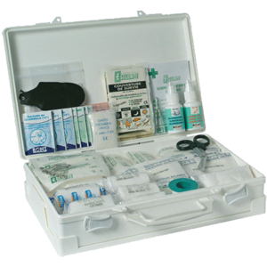 TROUSSE DE SECOURS 12 PERSONNES POLYPROPYLENE BLANC