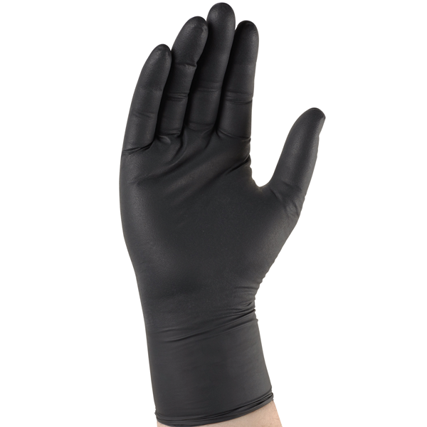 BOITE 100 GANTS AUU5000 NITRILE NOIR TAILLE L