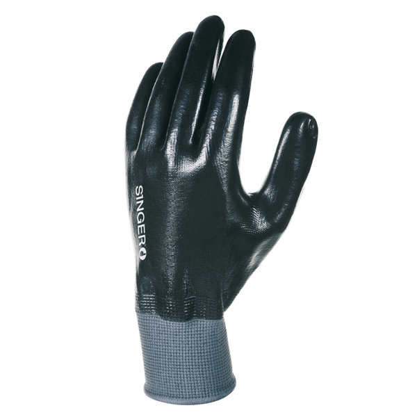 GANTS NYM157NB NYLON ENDUIT NITRILE TAILLE 6