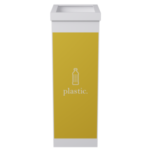 CORBEILLE PAPERFLOW TRI SELECTIF 60L PLASTIQUE / JAUNE