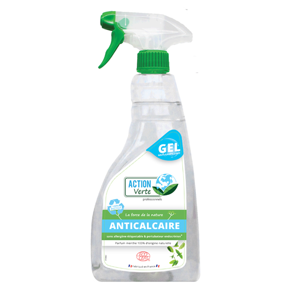 SPRAY 750ML GEL ACTION VERTE NETTOYANT ANTICALCAIRE ECOCERT