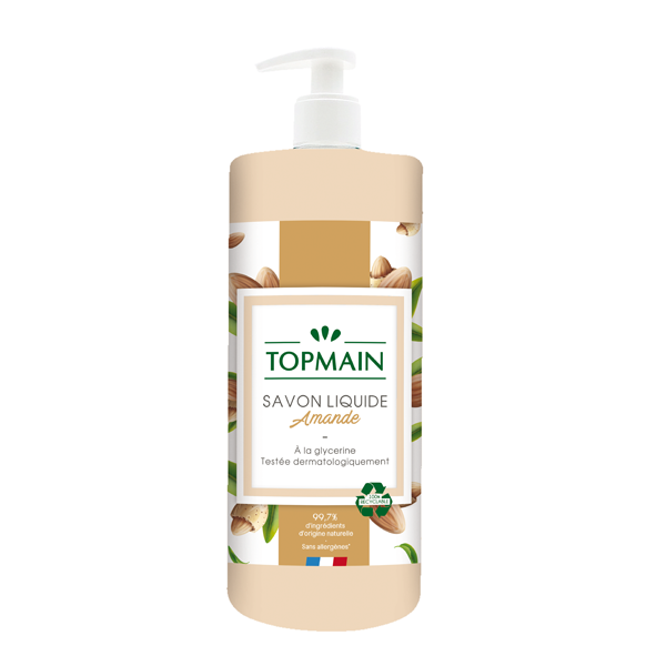 FLACON 500ML SAVON LIQUIDE TOPMAIN AMANDE