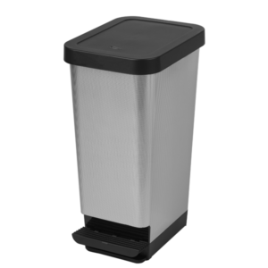 POUBELLES RUBBERMAID À PÉDALE 45L GRIS CARBONE