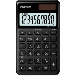 CALCULATRICE POCHE CASIO SL-1000 TW NOIR