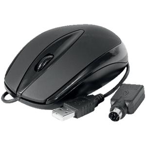 SOURIS OPTIQUE USB/PS2 NOIR