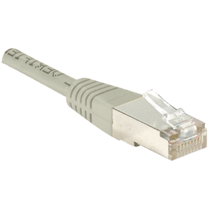 CORDON RJ45 PATCH BLINDE CATEGORIE 6 F/UTP CUIVRE 10M