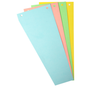 PAQUET 100 INTERCALAIRES FOREVER 180 TRAPEZE 105X240MM COLORIS ASSORTIS