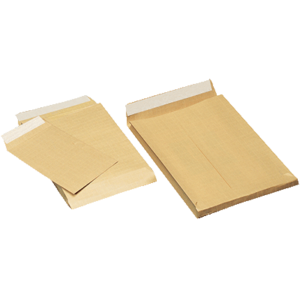 BOITE 50 POCHETTES KRAFT ARME A SOUFFLET 30MM 130G FORMAT C4 229X324MM AUTOADHESIVE