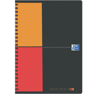 REPERTOIRE ADRESSBOOK OXFORD OFFICE INTERNATIONAL A5 144 PAGES 80G TOUCHES ALPHABETIQUES