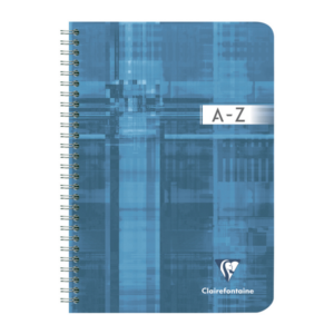 REPERTOIRE RELIURE INTEGRALE CLAIREFONTAINE A5 QUADRILLE 5X5MM 100 PAGES 90G