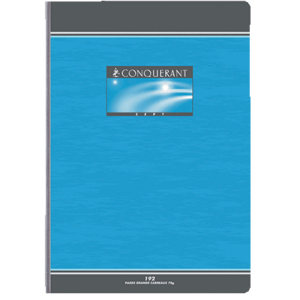 CAHIER BROCHURE CONQUERANT A4 SEYES 192 PAGES 70G