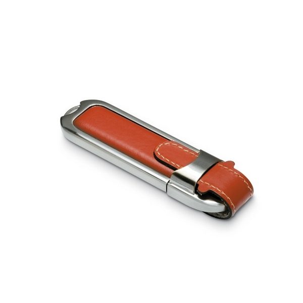 Datashield usb Clé USB dans son étui métallique avec applications de cuir - 16 go (import)