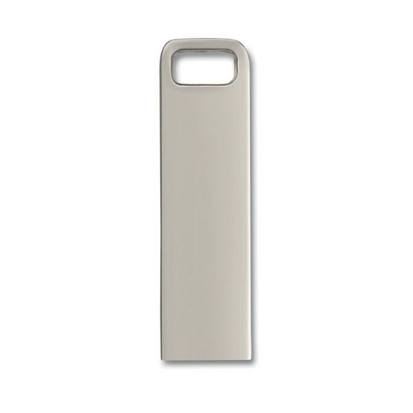 Aluflash square usb Mini clé USB 2.0 en aluminium avec détail rectangulaire - 1 go (import)