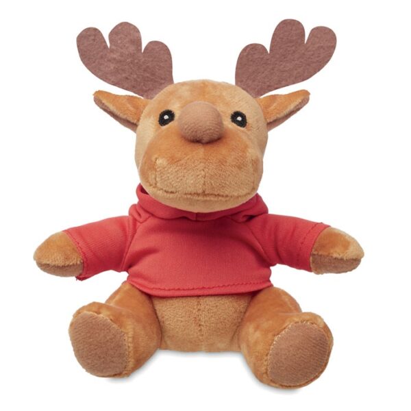 RUDOLPH - Renne en peluche avec capuche