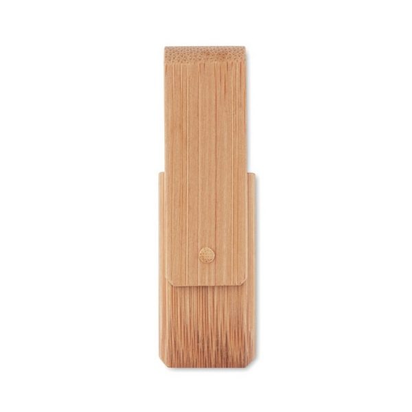 Clé USB rotative en bambou. Idéal pour la gravure au laser - 32 go (import)