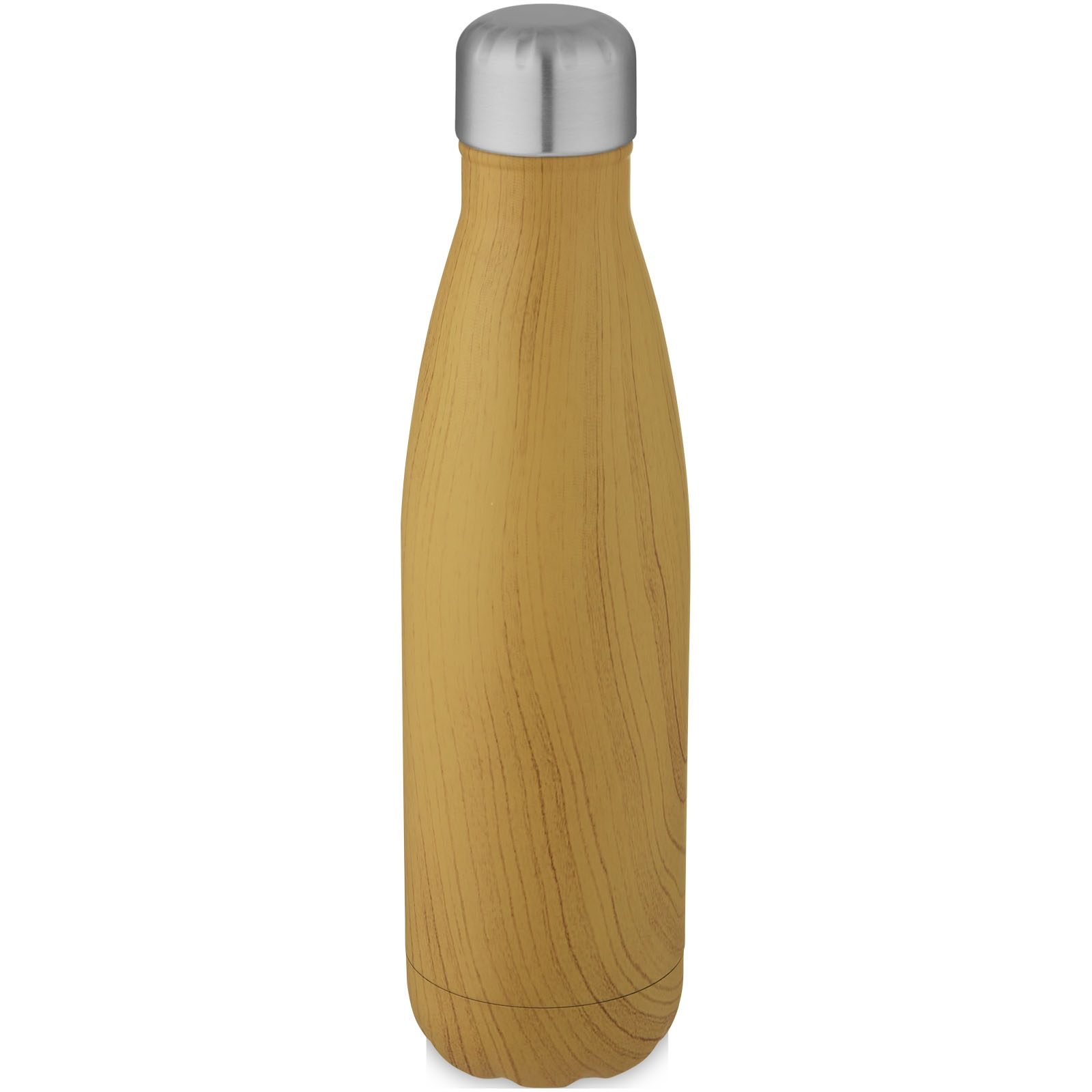Bouteille isotherme Cove 500 ml en acier inoxydable imitation bois