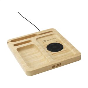 Accessoires de bureau,Accessoires tél. portable,Chargeur à induction,Goodies en bambou