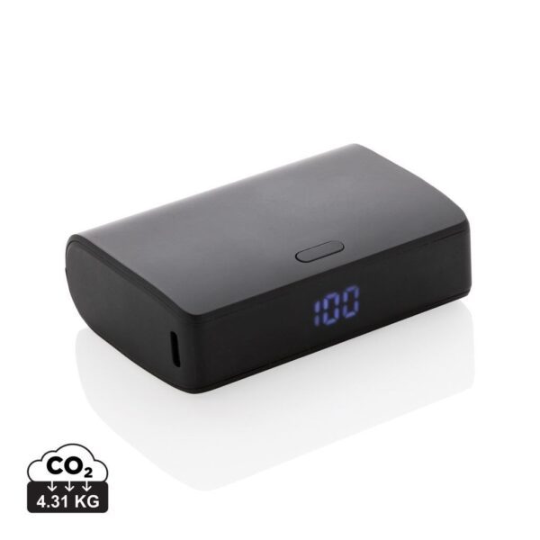 Powerbank 10000mAh charge rapide, plastique RCS, Flashcharge